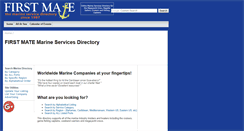 Desktop Screenshot of firstmateonline.com
