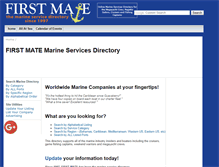Tablet Screenshot of firstmateonline.com